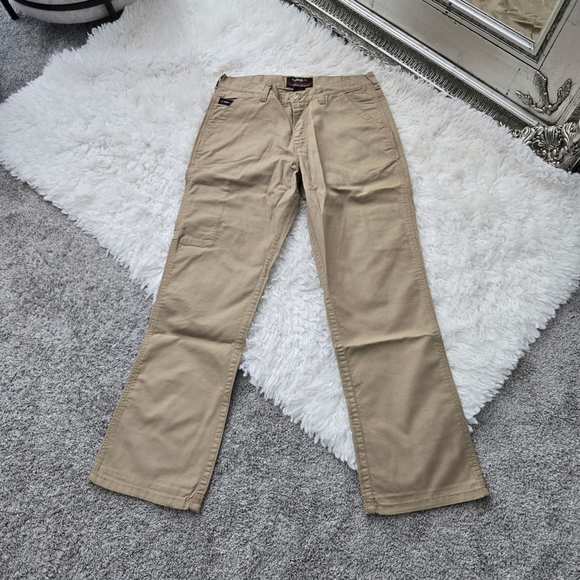 Forge Men's Khaki FR Utility Pants. Size 34x32. New.FLAME RESISTANT WORK WEAR - Picture 3 of 7